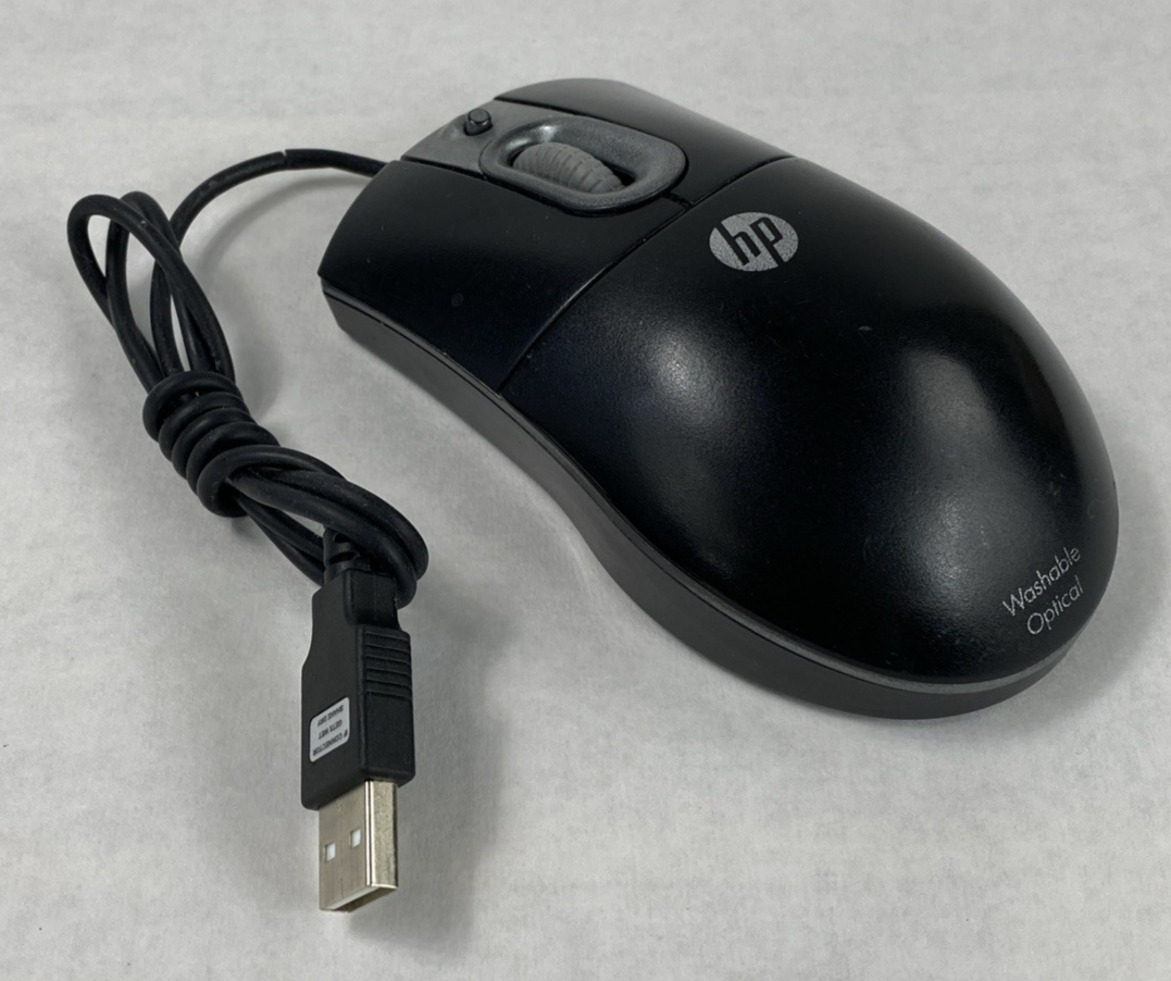 HP M12 USB PS2 Washable Mouse (Lot of 4)