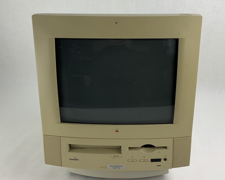 Power Macintosh 5200/75LC PowerPC Computer Power PC 603 75 Mhz Ram No OS No HDD
