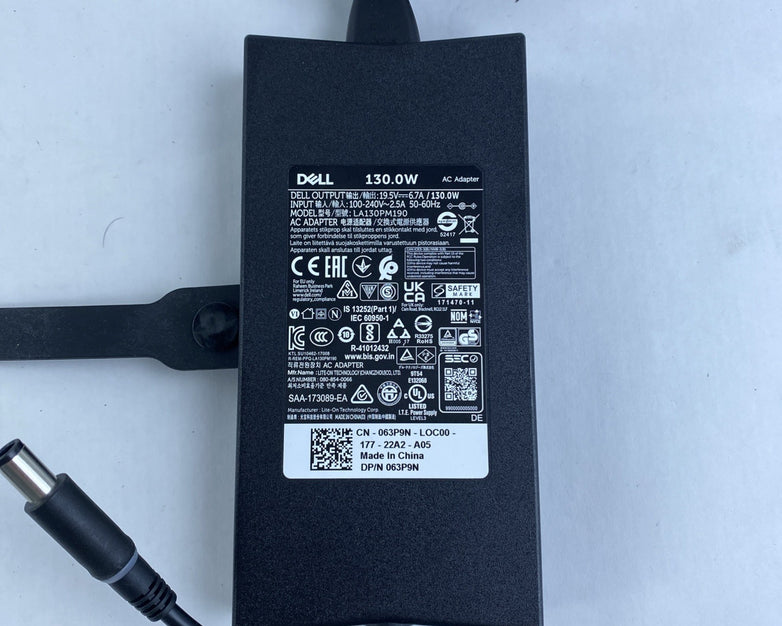 Dell LA130PM190 130W 19.5V 6.7A 7.4mm Barrel AC Adapter - Lot of 4