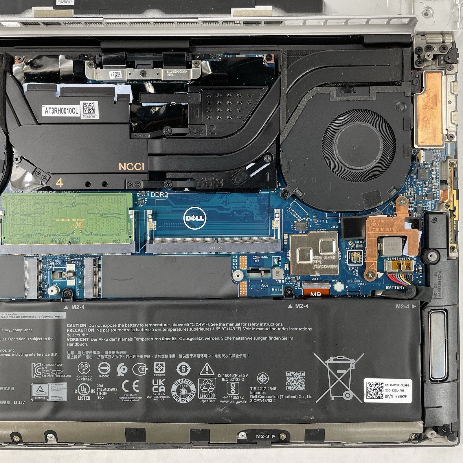 Dell XPS 15 9520 15.6" i7-12700H 2.27 GHz 16 GB RAM RTX 3060TI No SSD/OS/AC18