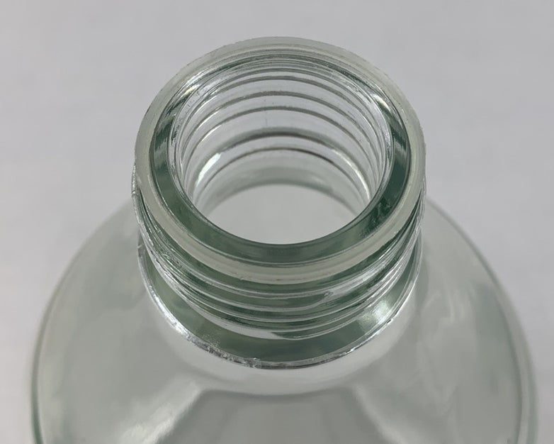 Kimax Kimble 14395-2000 2000 mL Round Wide Mouth Media Storage Bottle - No Lid