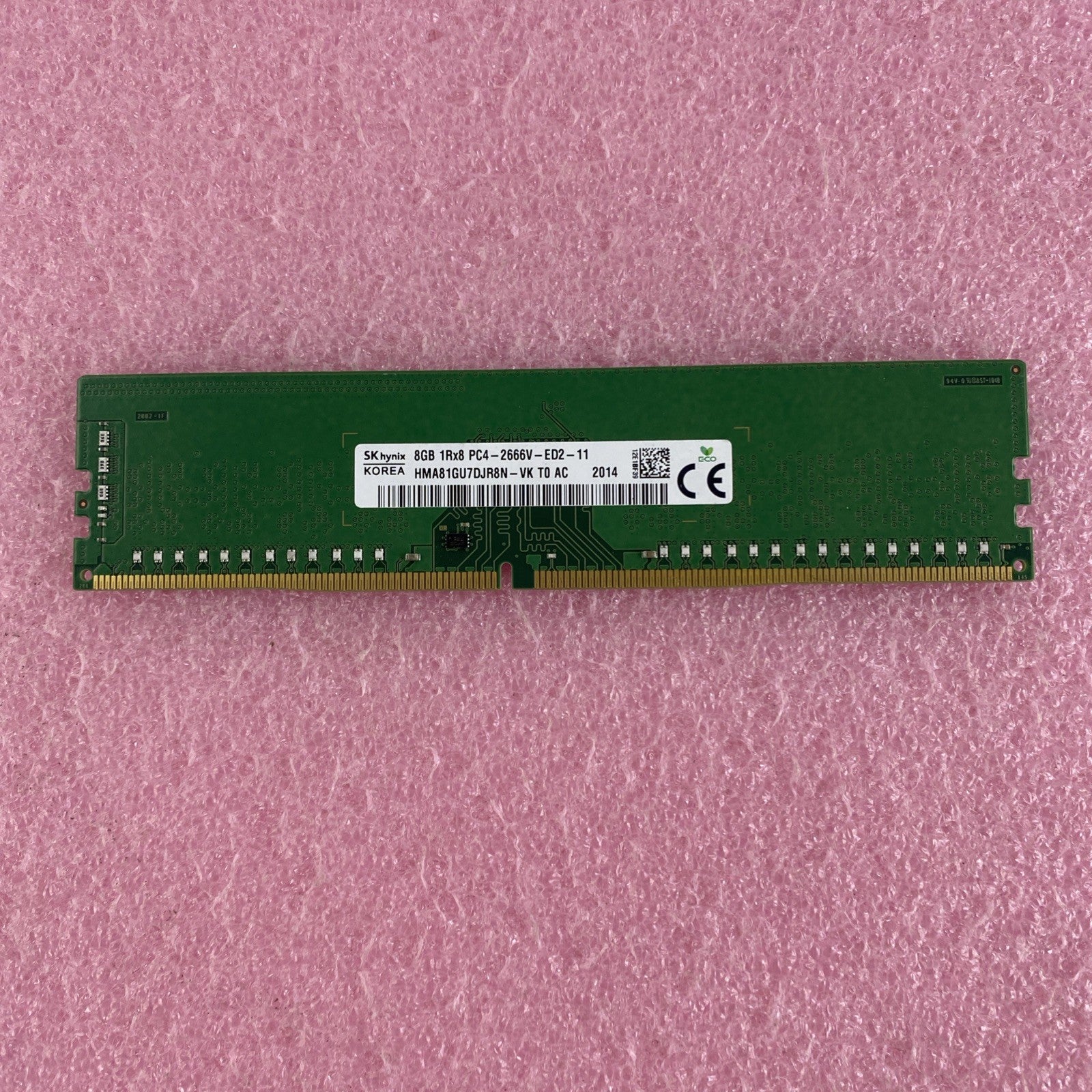 SK Hynix HMA81GU7DJR8N-VK T0 AC 8GB 1Rx8 PC4-266V-ED2-11 Memory Ram Lot 22