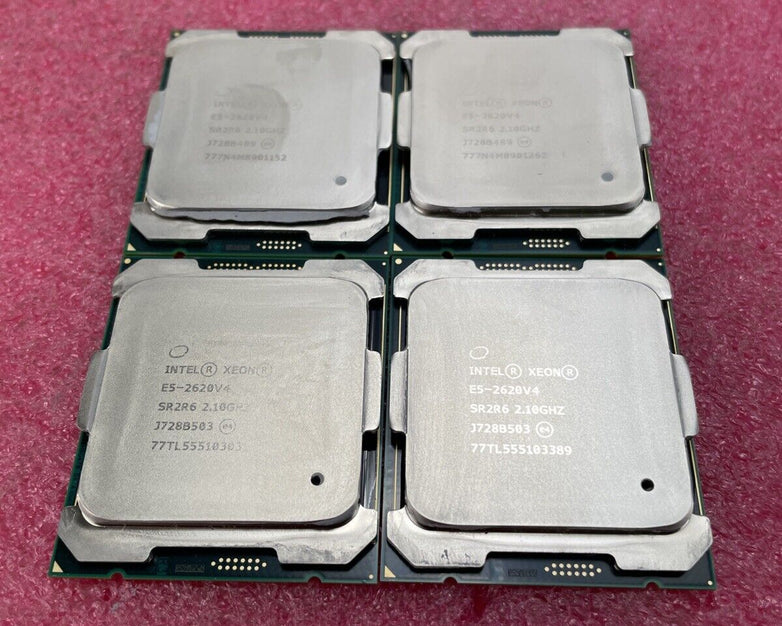 Intel Xeon E5-2620 v4 2.1GHz 8-Core Processor CPU LGA2011 SR2R6 Lot of 4