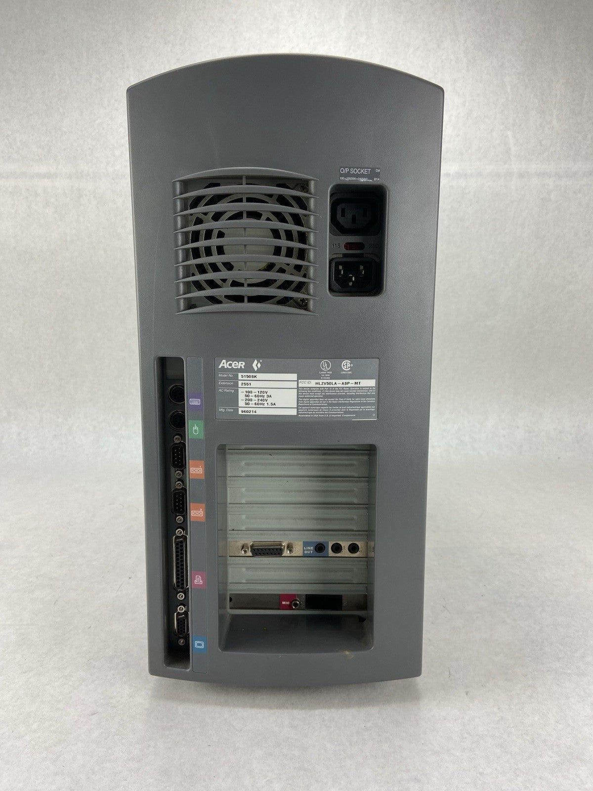 Acer Aspire 5150SK MT Intel Pentium 150MHz 16MB RAM No HDD No OS6