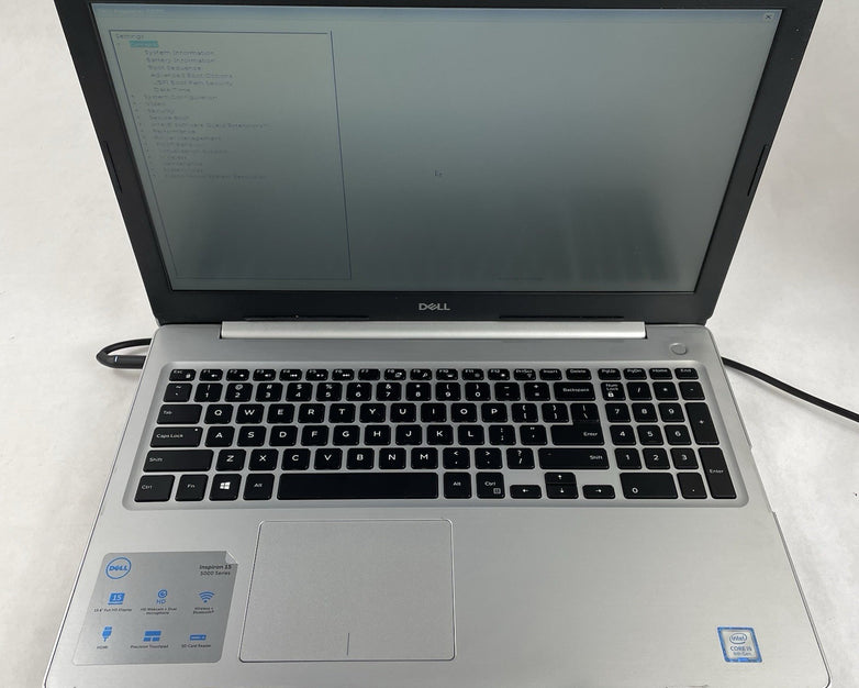Dell Inspiron 5570 15.6" i5-8250U 1.60 GHz 4 GB RAM No SSD/OS/AC/Batt - READ