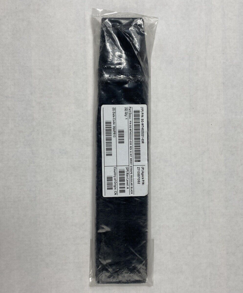 Lot of 3 Genuine OEM Zebra SG-WT4023221-03R 10" Black Wrist Straps