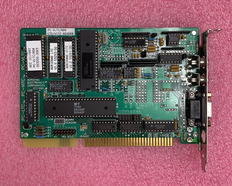 Adrienne Electronics ISA590 PC-LTC PC-VITC PC-VLTC ISA Card