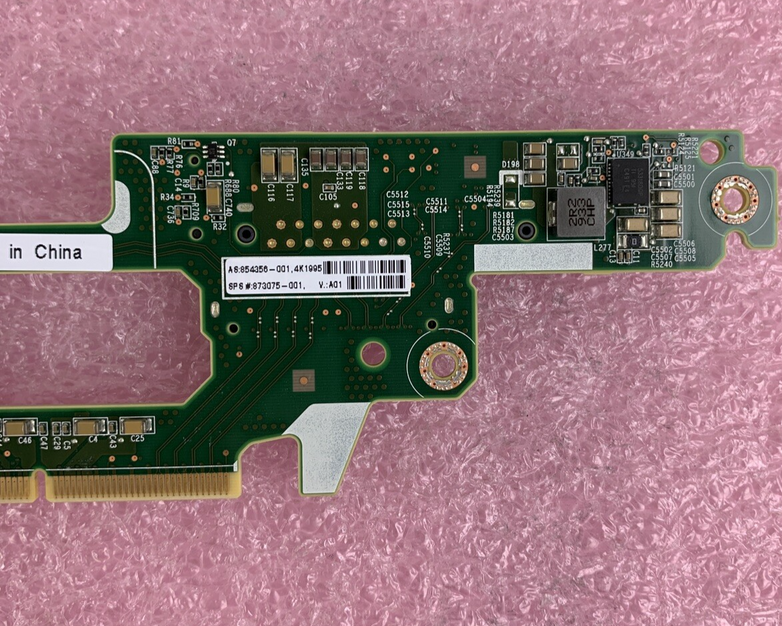 HP 873075-001 Synergy 480 Gen10 2-Bay SAS Hard Drive Backplane Board F914