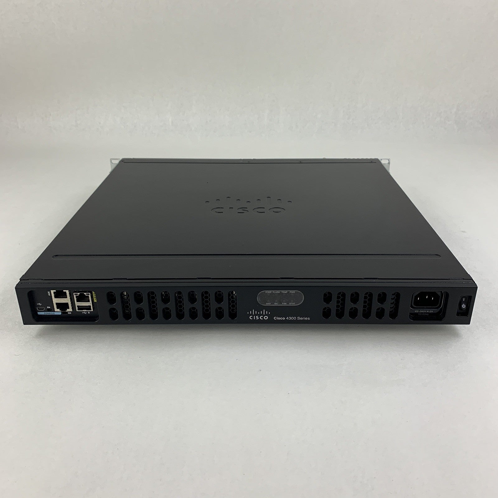 Cisco ISR4331/K9 Router Tested Reset W/  Rack Ears and NO Licenses