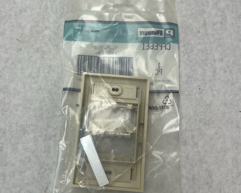 Panduit CFPE6EI MINI-COM Face-Plate Executive Series 6 Module Spaces Lot of 10