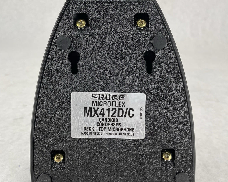 Shure MX412D/S Microflex 18" Desktop Gooseneck Microphone VGC Tested High Gain