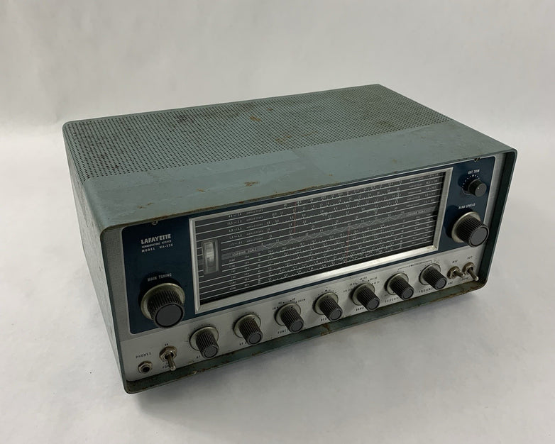 Lafayette HA-225 Communications Receiver - Parts or Repair No Antenna No Signal
