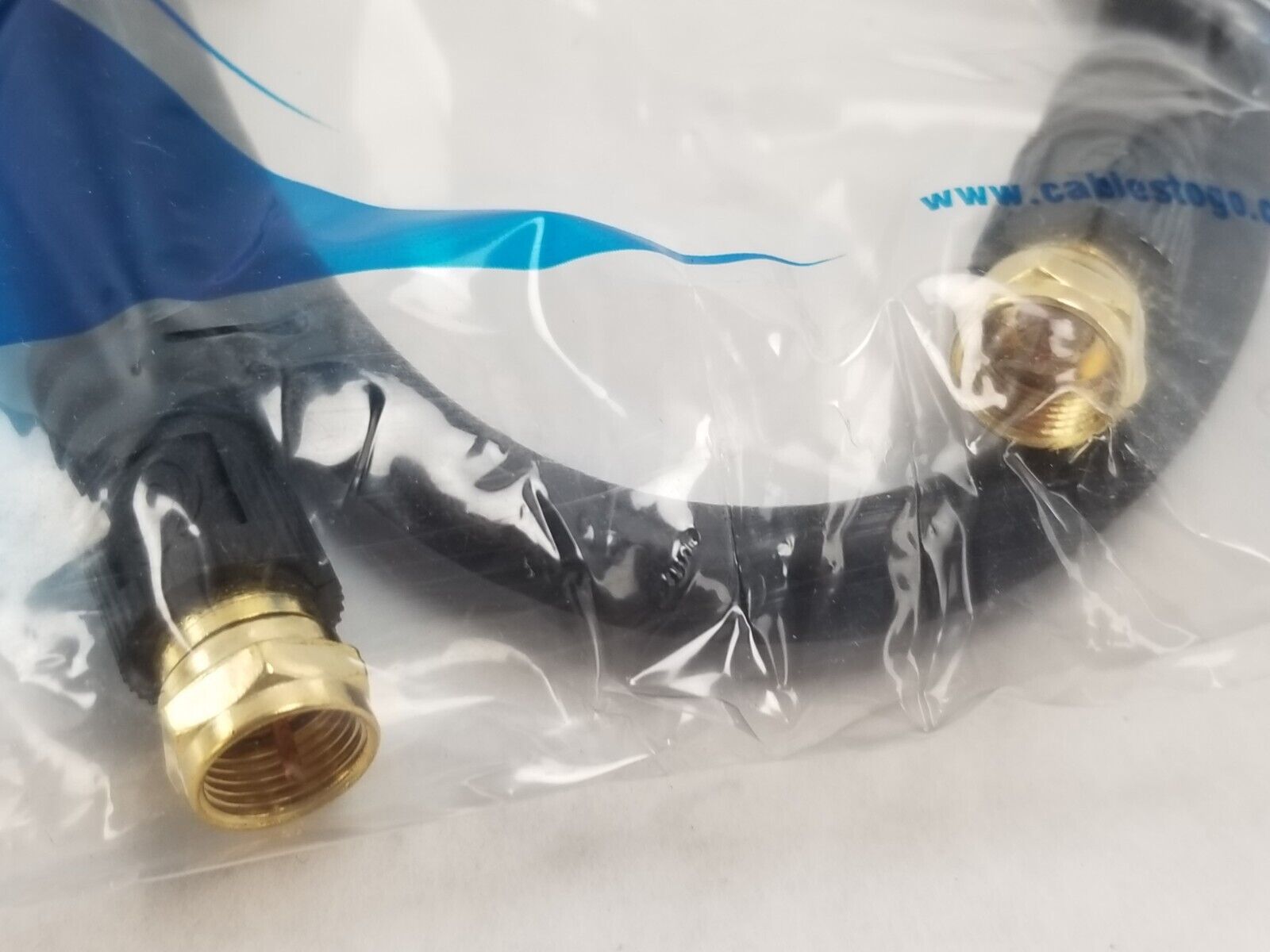 Lot of (8) CABLES TO GO 29131 3FT QS RG6 F-Type Video Cable NEW