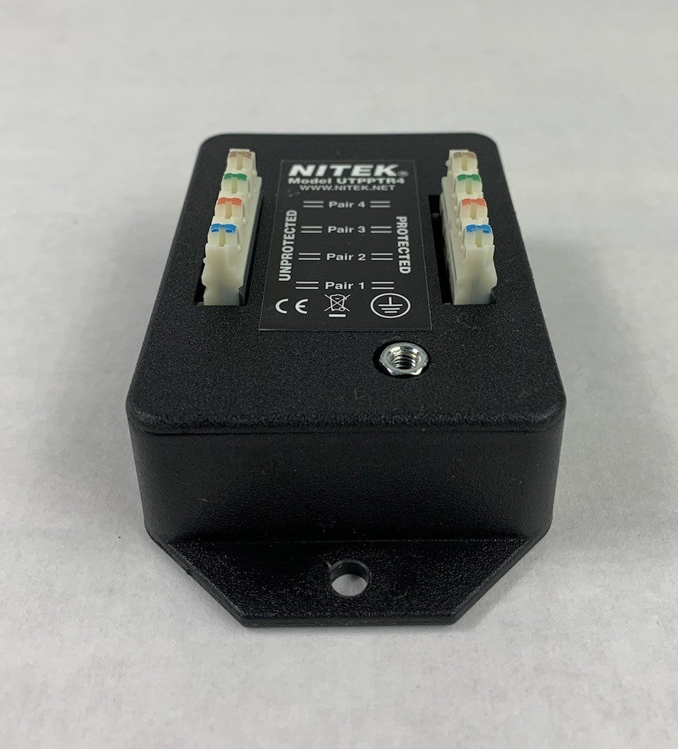 Nitek UTPPTR4 UTP Video RS422 Surge Protector