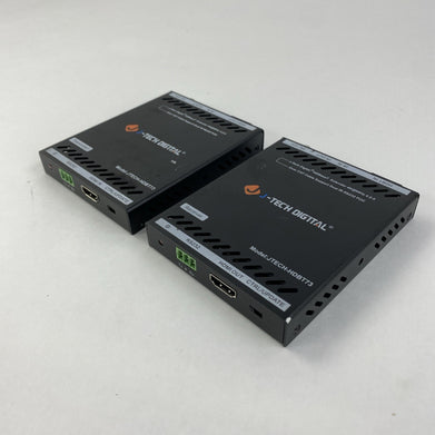 J-Tech Jtech-HDBT73 Digital HDBaseT HDMI Extender Transmitter and Receiver No AC