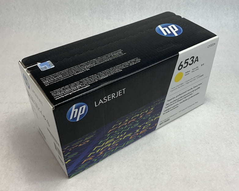 HP CF322A 653A 8345B001 Yellow Toner Cartridge Exp. Nov 2023