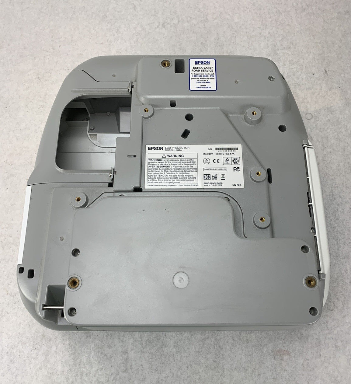 Epson H599A BrightLink 595Wi LCD Lamp Projector 741 Lamp Hours No Remote6