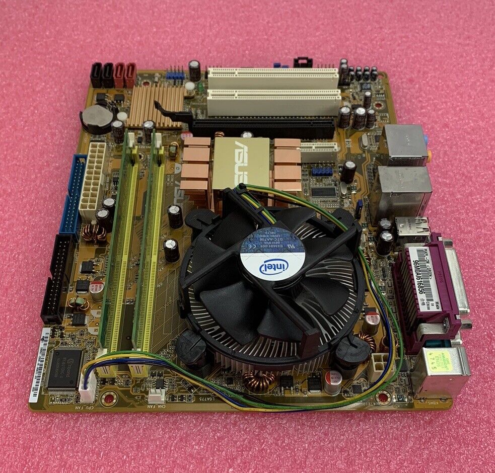 ASUS PSKPL-CM Motherboard Intel Pentium Dual-Core E5300 2.6GHz 2GB RAM w/Shield