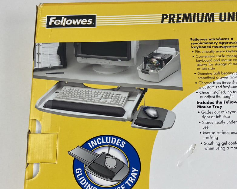 Fellowes 93801 Premium Underdesk Keyboard Manager