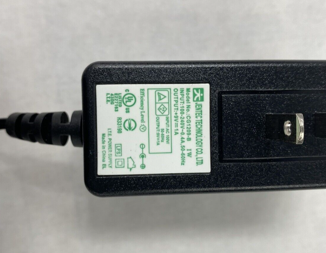Jentec Technology CG1209-B 9V 1A ITE Power Supply