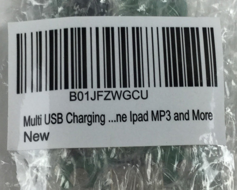 B01JFZWGCU Multi USB Charging Board  (Ipad MP3)   Factory Sealed Bag of 2