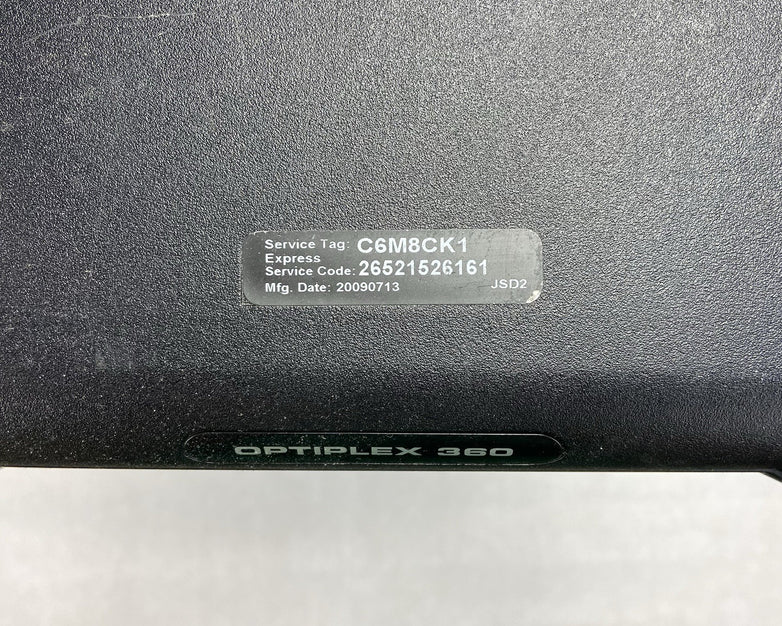 Dell Optiplex 360 MT Intel Core 2 Duo E7400 2.8GHz 4GB RAM No HDD No OS