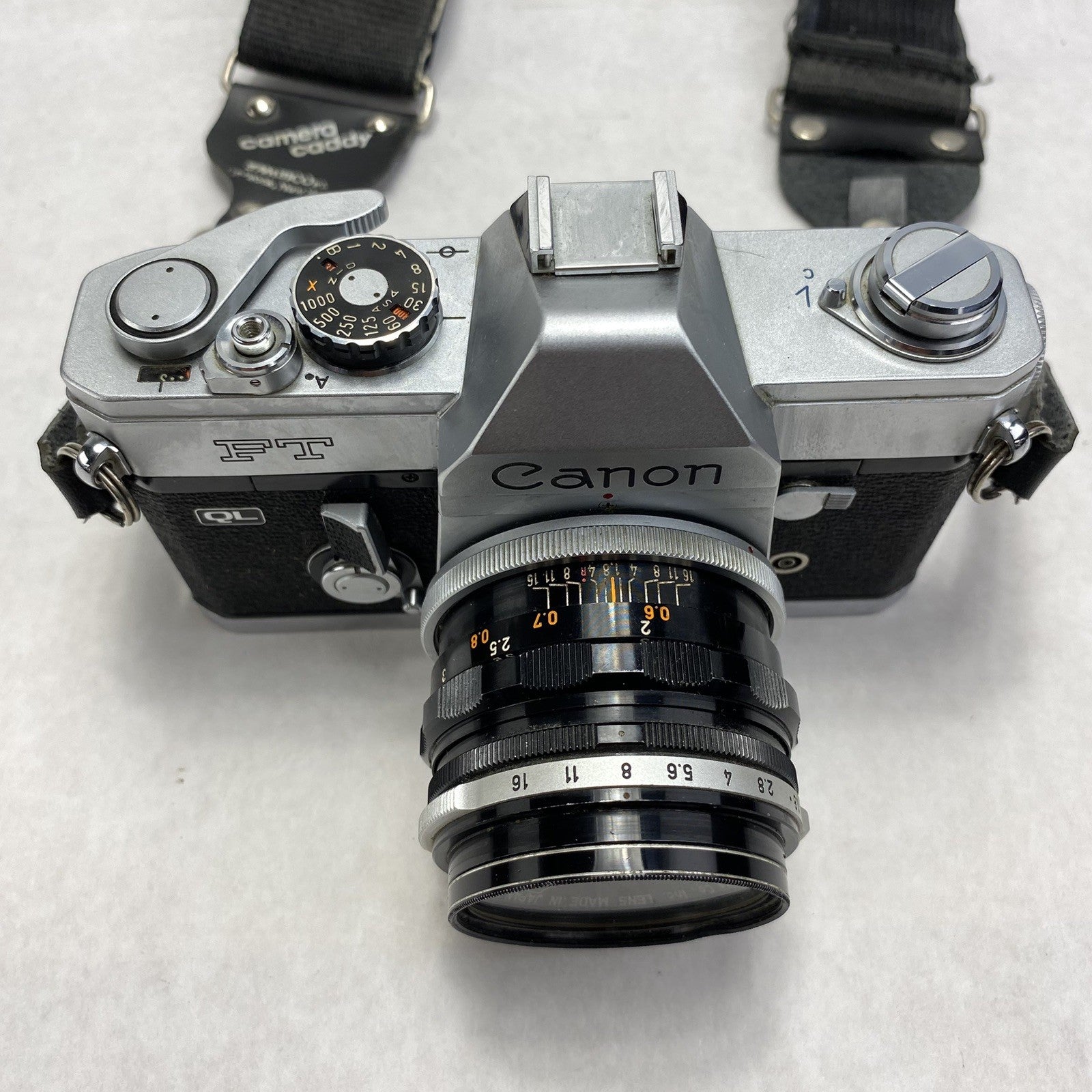 Canon FT QL 35mm Film Camera With FL 50mm 1:1.8 Lens - For Parts or Repair1