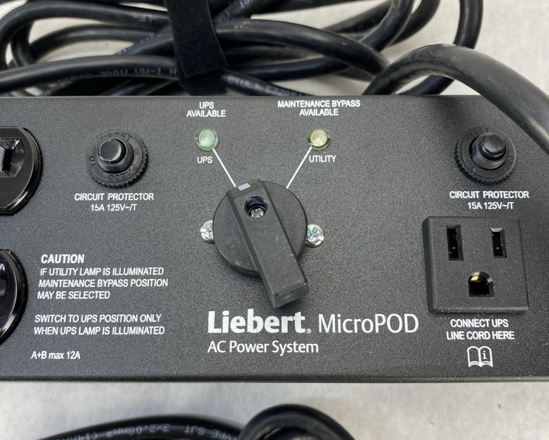 Emerson MP2-115A Liebert MicroPOD AC Power System 120V 12A