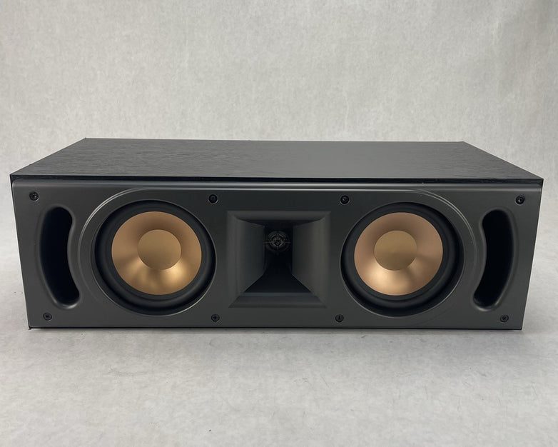 Klipsch Reference IV RC52 Center Speaker Black Dual 5.25" Tested Missing Grill