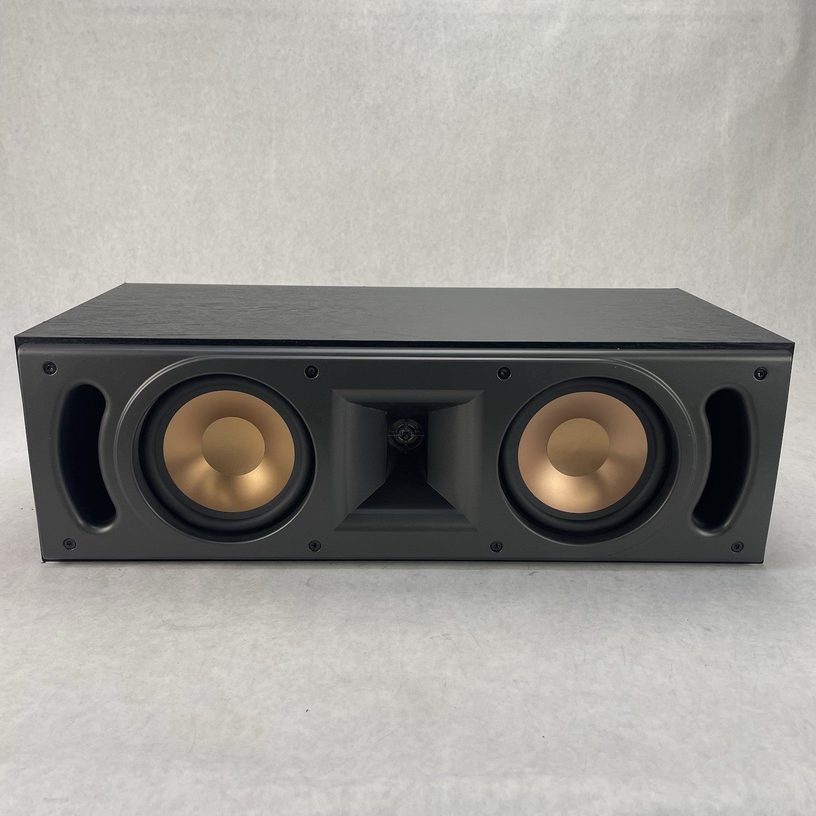 Klipsch Reference IV RC52 Center Speaker Black Dual 5.25" Tested Missing Grill1