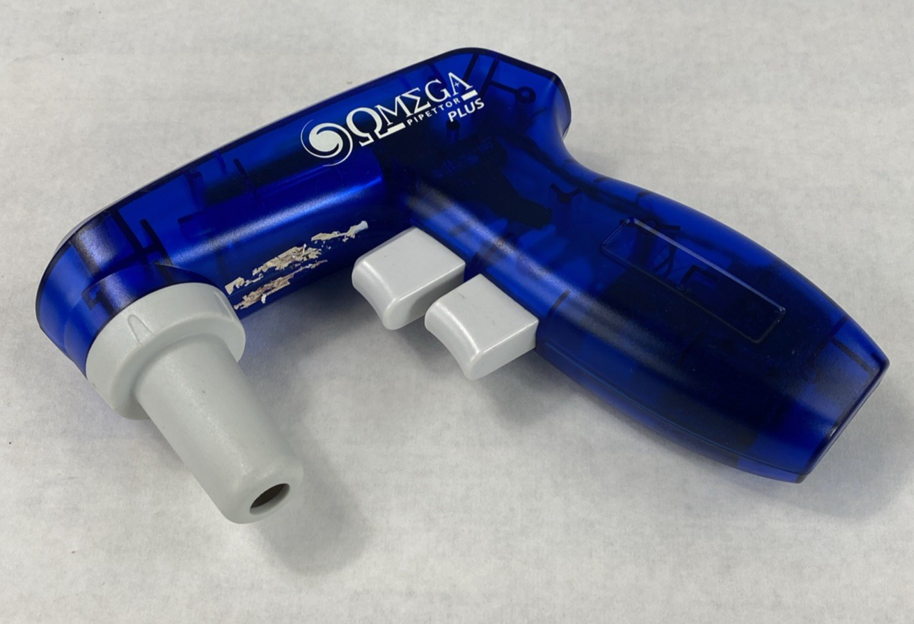Omega Pipettor Plus Electronic Pipette Untested