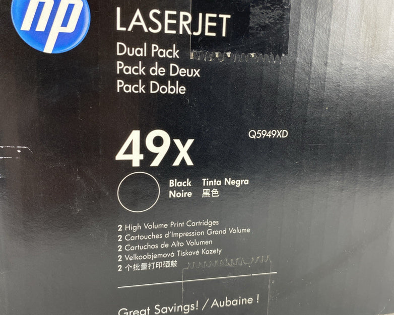 Genuine HP Q5949X 49X Black Toner Cartridge For HP LaserJet 1320 3390 3392