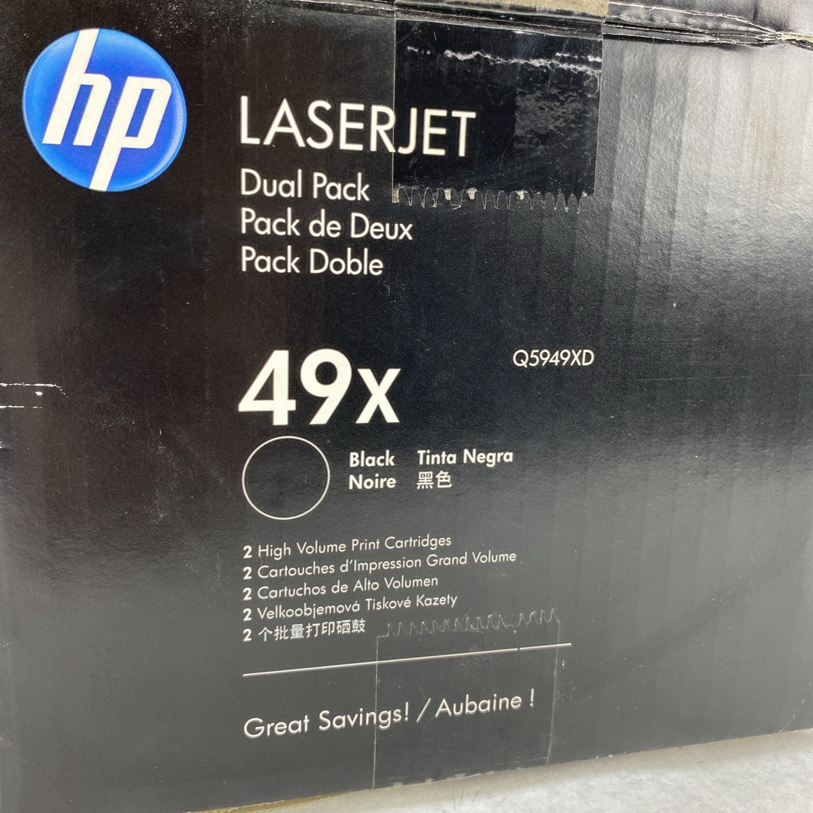 Genuine HP Q5949X 49X Black Toner Cartridge For HP LaserJet 1320 3390 33923