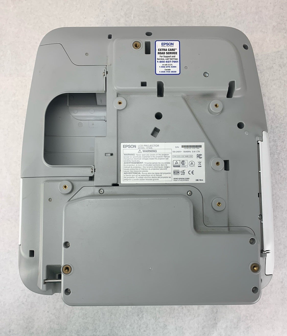 Epson PowerLite 695Wi H740A LCD Lamp Projector 3146 Lamp Hours - No Remote6
