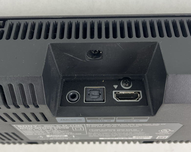 Sony SA-CT380 Active Speaker System Soundbar Bluetooth NFC Dolby