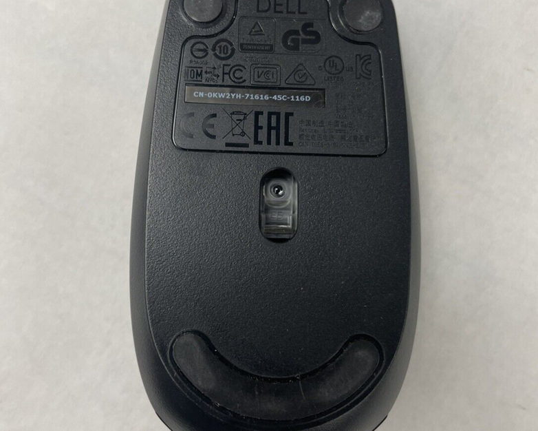 Dell MS111-T USB Optical Wheel Mice Lot of 4