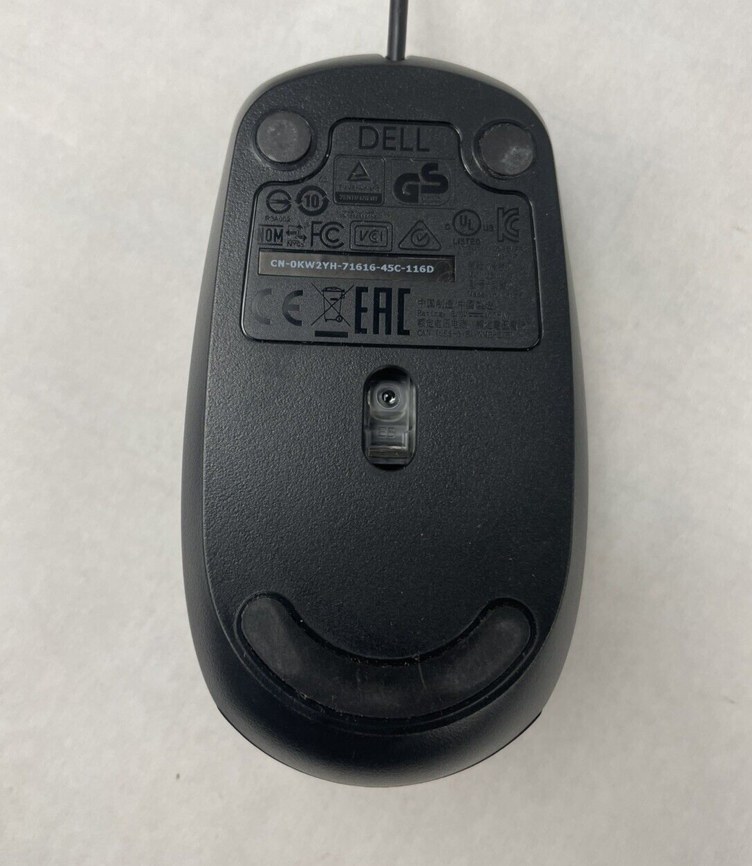 Dell MS111-T USB Optical Wheel Mice Lot of 4