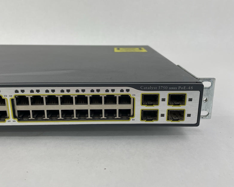 Cisco Catalyst  WS-C3750-48PS-S V05 3750 48 Port Switch - Tested