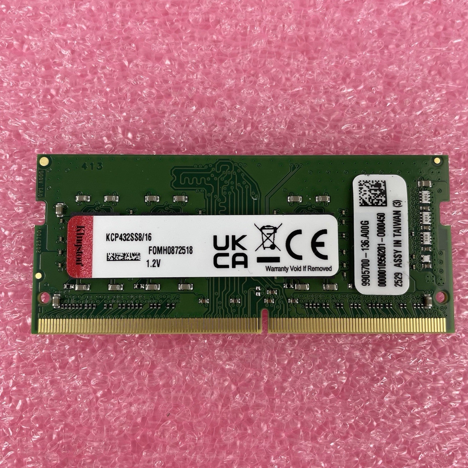 Kingston 16GB DDR4 3200MHz SODIMM Laptop RAM KCP432SS8/16 Non-ECC1