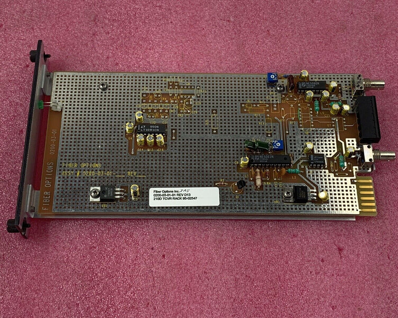 Fiber Options Video Multimode Fiber Optic Receiver - 170V-R-R/1BXX