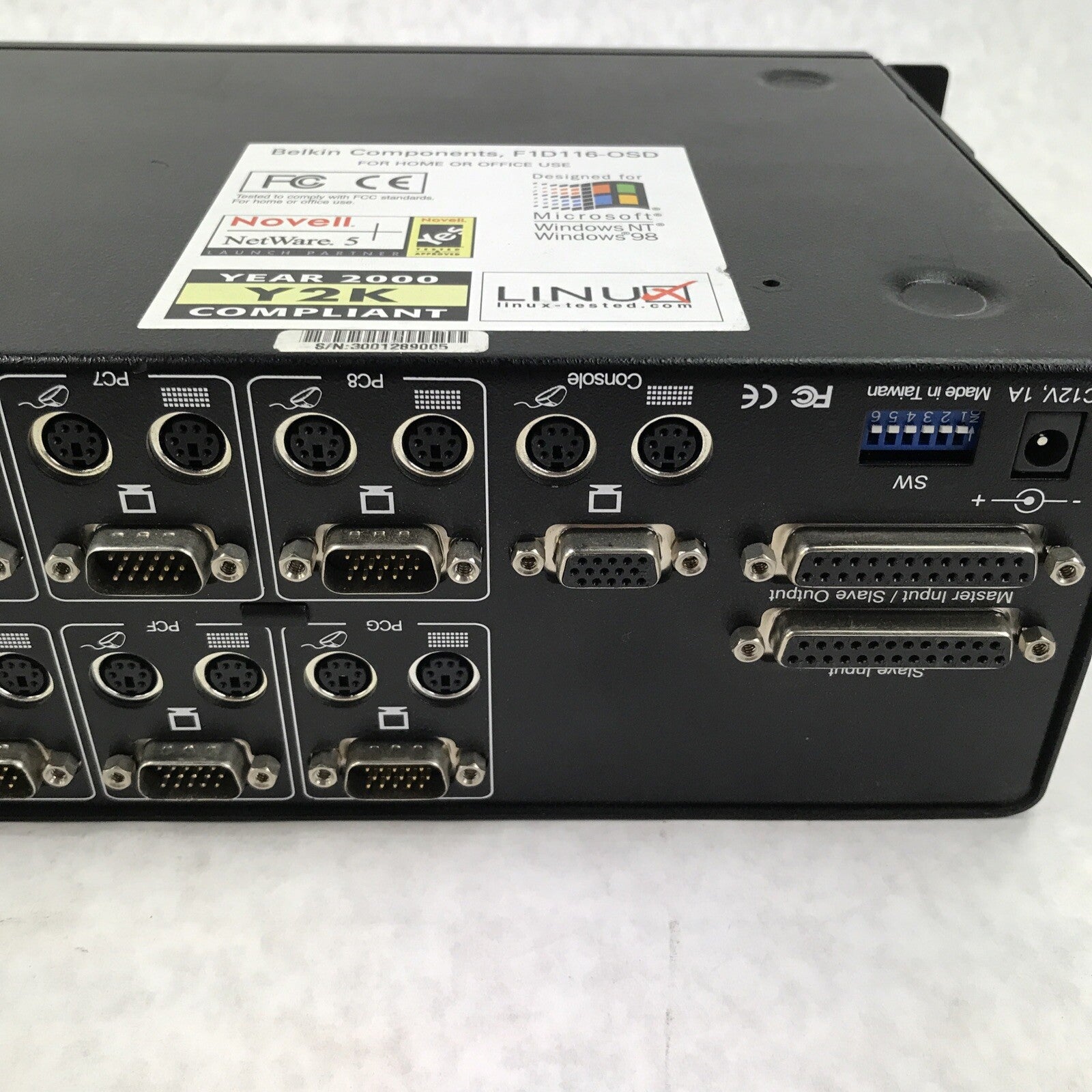 Belkin F1D116-OSD Omni View Pro 16-Port KVM Switch Box4