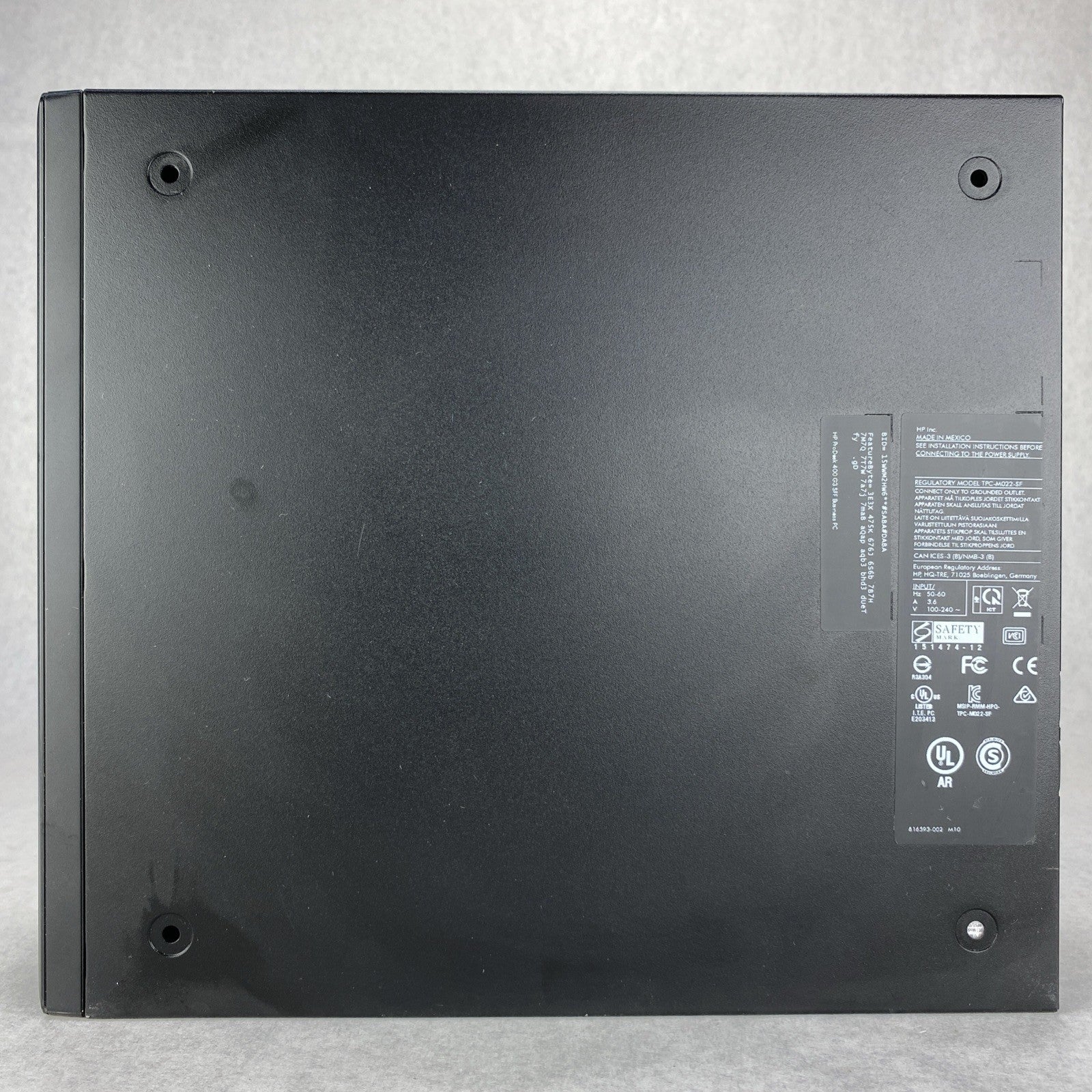 HP ProDesk 400 G3 SFF Quad Core i5-6500 3.20GHz CPU 1x8GB DDR4 RAM No HDD No OS