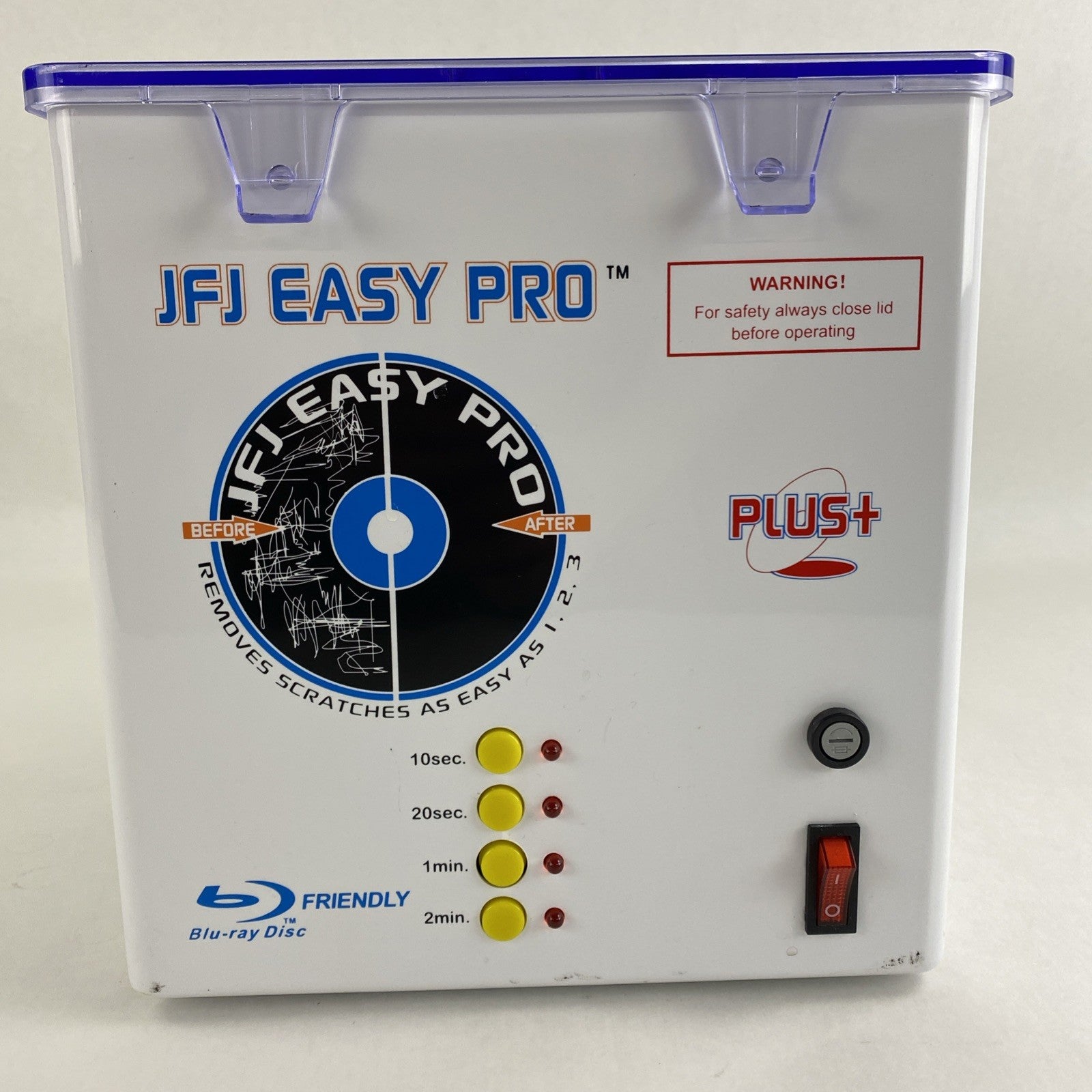JFJ Easy Pro Disc Repair Machine CD/DVD Power Tested1