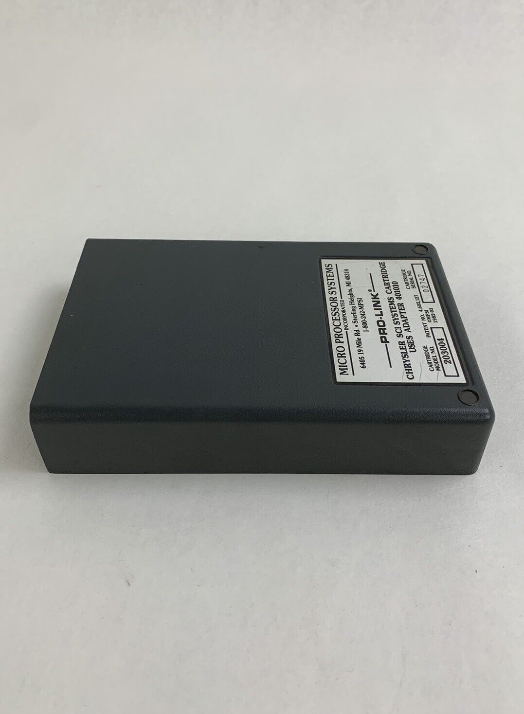 MPSI Pro-Link 9000 Chrysler SCI Systems Cartridge 203004
