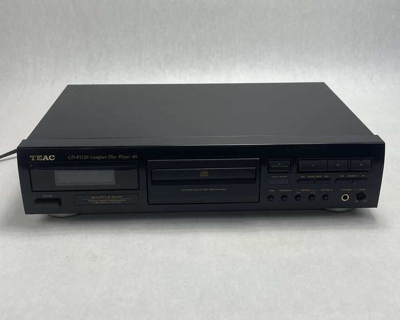 Teac CD-P1120 Vintage Single Disc CD Player Tested Working RCA Output Black