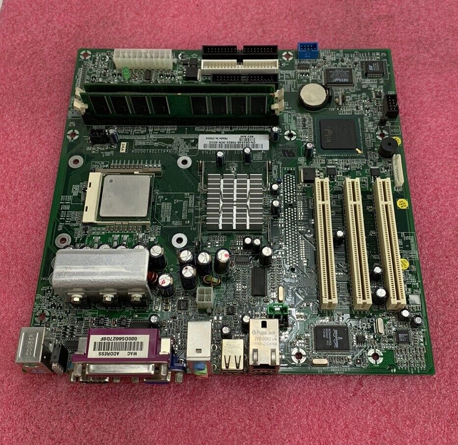 Dell Dimension 2400 MT Motherboard Intel Celeron 2.4GHz 768MB RAM No Shield