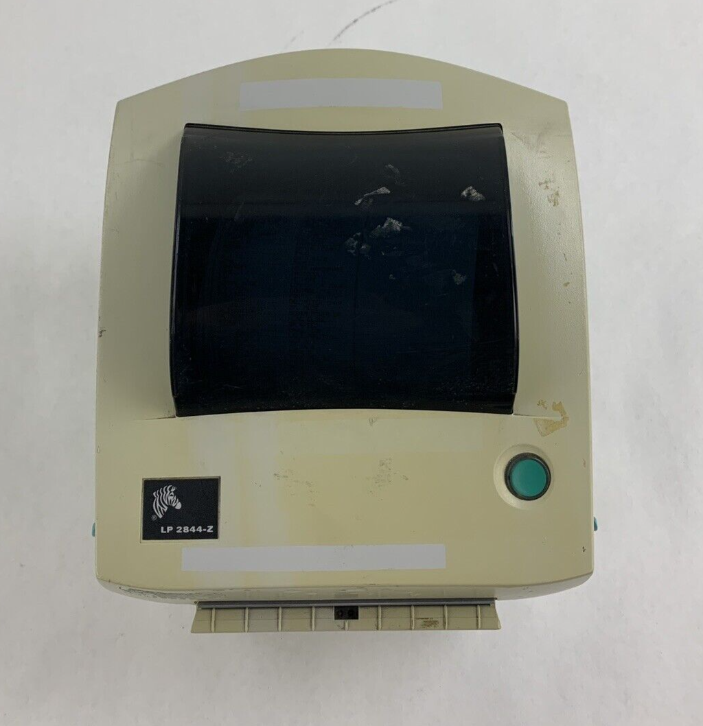 Zebra LP2844-Z Thermal Label Printer Serial Parallel USB Tested No Power Supply