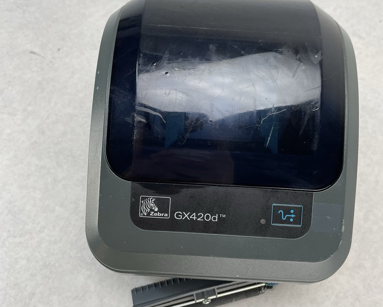 Zebra GK420D USB Label Printer GK42-202210-000 Parts or Repair No Printhead