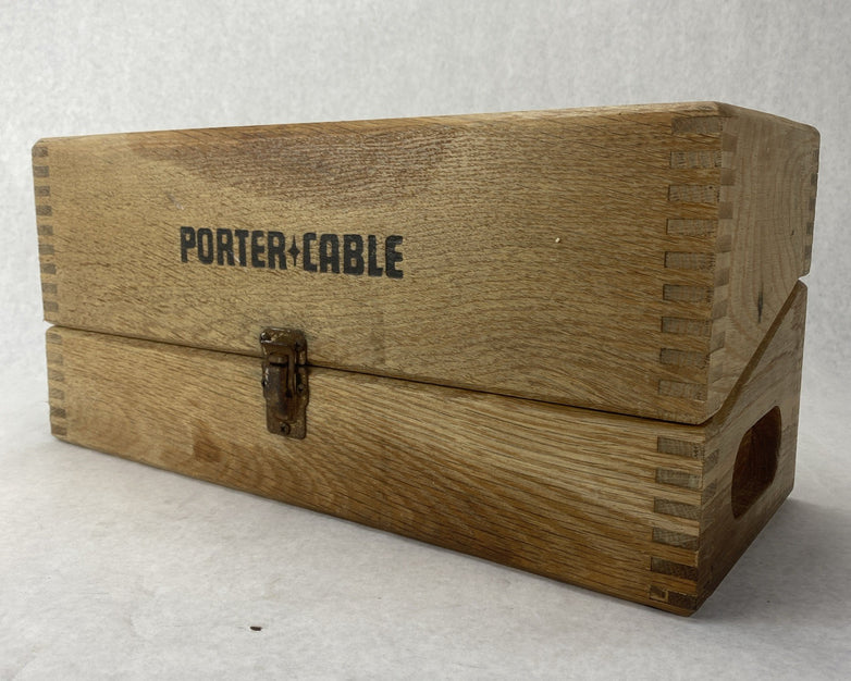 Porter Cable Model 505 25th Anniversary Heavy Duty Sander w/ Wood Box Tested