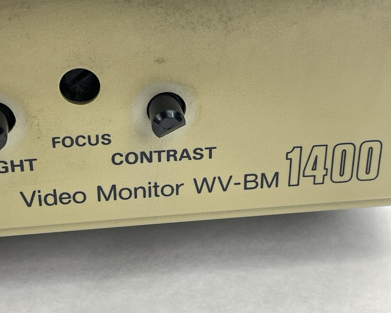 Panasonic WV-BM1400 Black and White Video Monitor For Parts